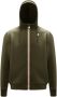 K-way Urban Zip-through Sweatshirt voor Heren Groen Heren - Thumbnail 1