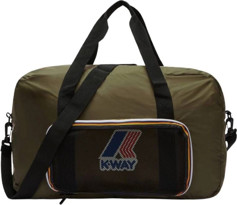 K-way Veelzijdige Groene Nylon Tas Groen Heren
