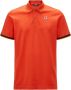 K-way Vincent Contrast Stretch Polo Shirt Oranje Heren - Thumbnail 1