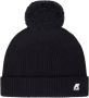 K-way Chunky Fisher 's Rib Beanie Hat Blue - Thumbnail 1