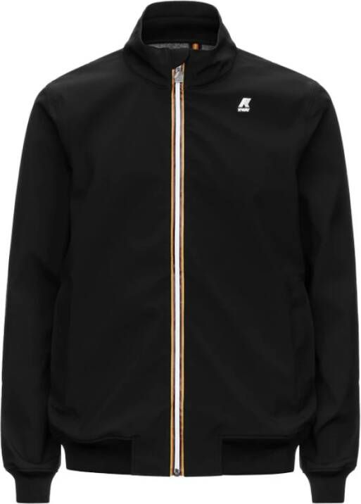 K-way Heren Arsene Bonded Zwarte Jas Zwart Heren