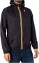 K-way Stijlvolle Zip-through Sweatshirt met Verstelbare Capuchon Black - Thumbnail 13
