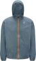 K-way Waterdichte Winddichte Ademende Jas Grijs Unisex - Thumbnail 1
