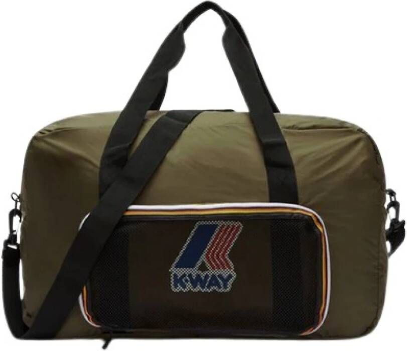 K-way Ruime en Praktische Waterdichte Duffeltas Green Unisex