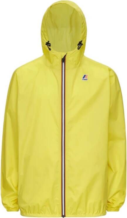 K-way Omkeerbare Waterdichte Hoodie Jas Yellow
