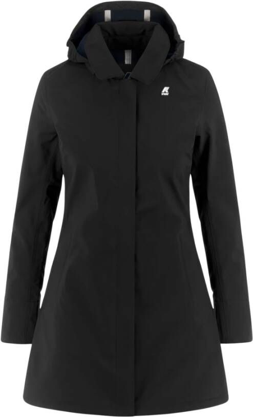 K-way Winter Jackets Zwart Dames