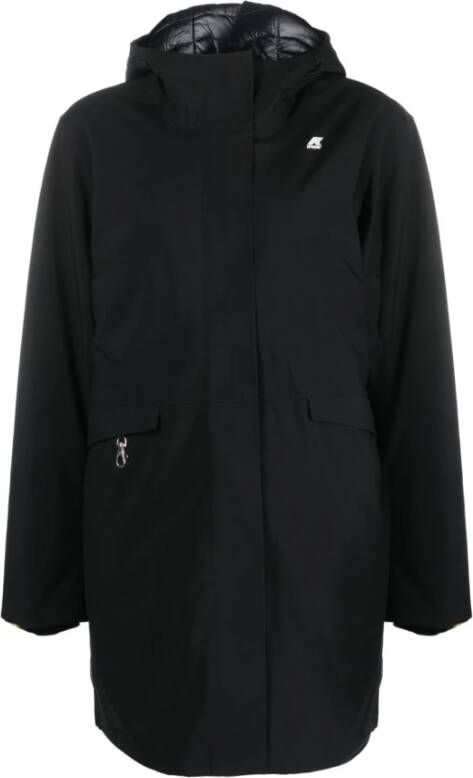 K-way Winter Jackets Zwart Dames