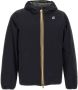 K-way Omkeerbare Hoodie Jas Jacques Warm Black Heren - Thumbnail 5