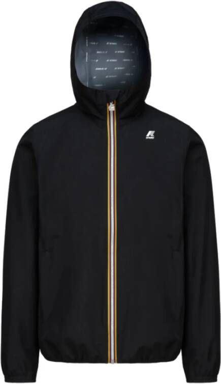 K-way Heren Jack Stretch Dot Jas Zwart Heren