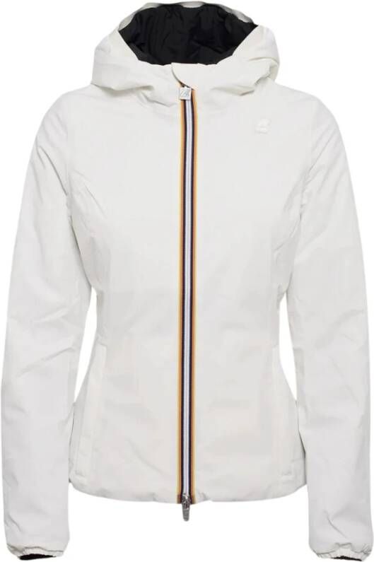 K-way Witte winddichte jas voor dames Wit Dames