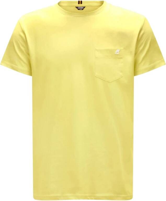 K-way XZ7 Yellow Sunstruck T-Shirt Yellow Heren