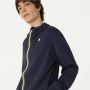 K-way Zachte Sweatshirt met Verstelbare Capuchon Blue Heren - Thumbnail 4