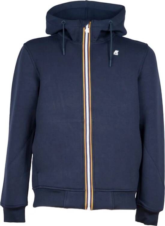 K-way Zip-throughs Blauw Heren