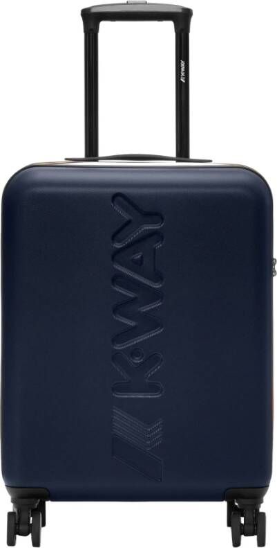 K-way Zwarte handbagage trolley koffer Zwart Heren