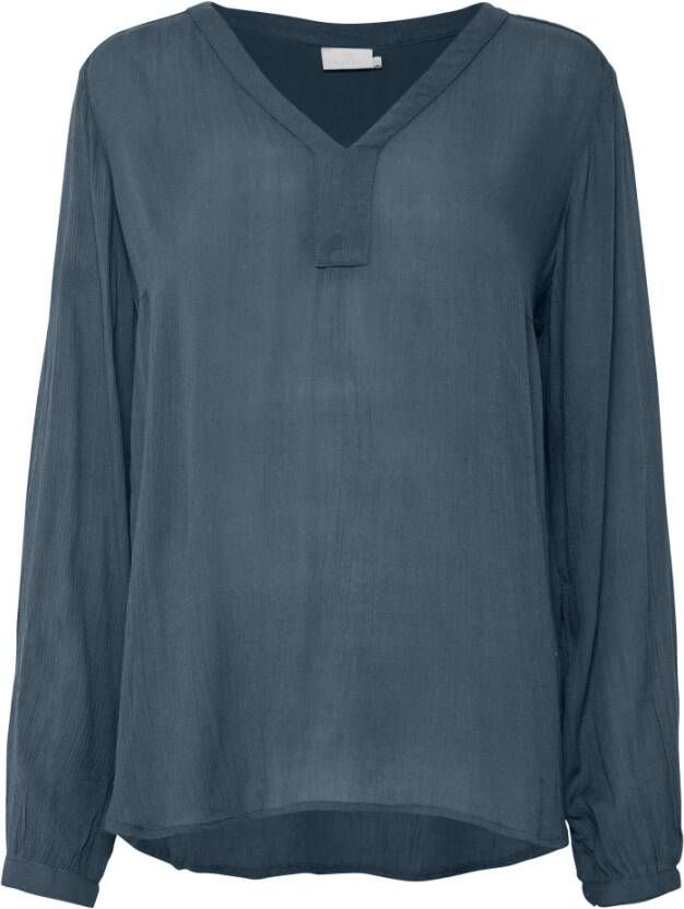 Kaffe Amber Blouse LS Blauw Dames