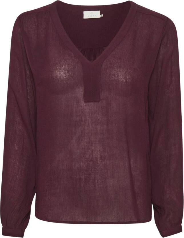 Kaffe Amber Blouse LS Paars Dames