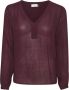 Kaffe Amber Blouse LS Paars Dames - Thumbnail 1