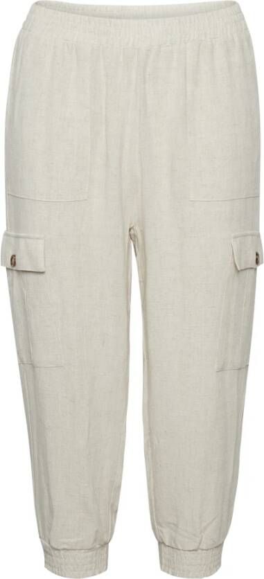 Kaffe Capri -broek Kalina Beige Dames