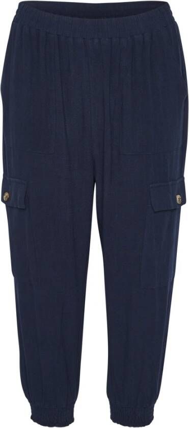 Kaffe Capri -broek Kalina Blauw Dames