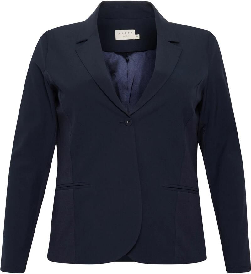 Kaffe Curve aansluitende blazer KCjia donkerblauw - Foto 2