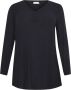 Kaffe Curve KCami LS Tunic Blauw Dames - Thumbnail 2