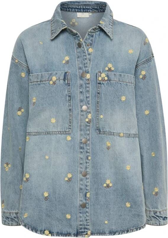 Kaffe Denim Jackets Blauw Dames