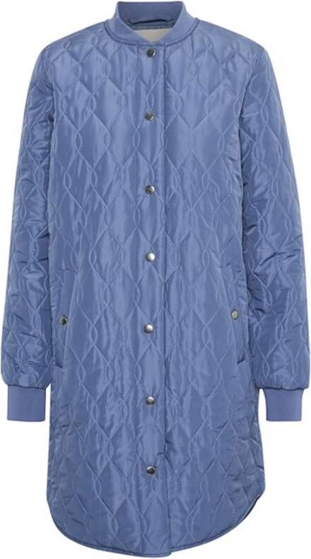 Kaffe Down Jackets Blauw Dames