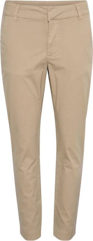 Kaffe Regular fit broek met steekzakken opzij model 'Kalea' - Foto 2