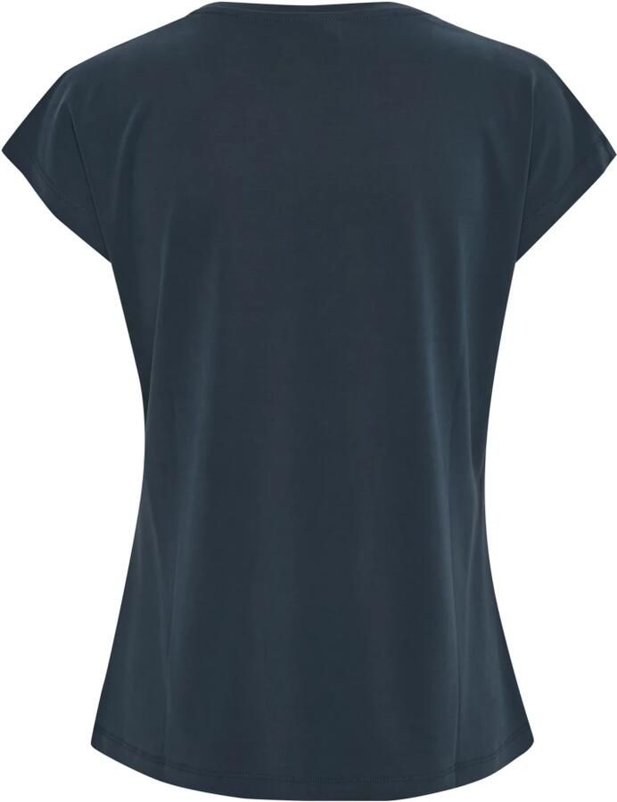Kaffe T shirt Ana donkerblauw