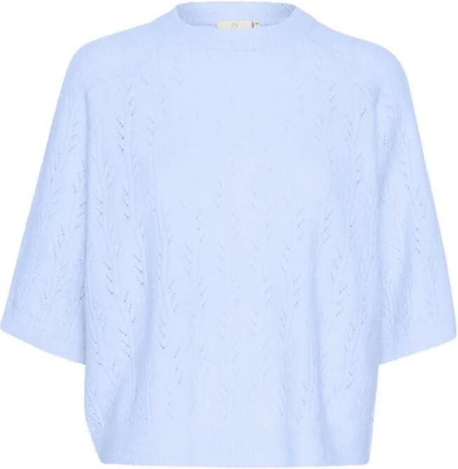 Kaffe Blauwe Katella Sweat Oversized Fit Blue Dames