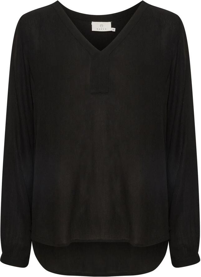 Kaffe Blouseshirt van crêpe met plooien