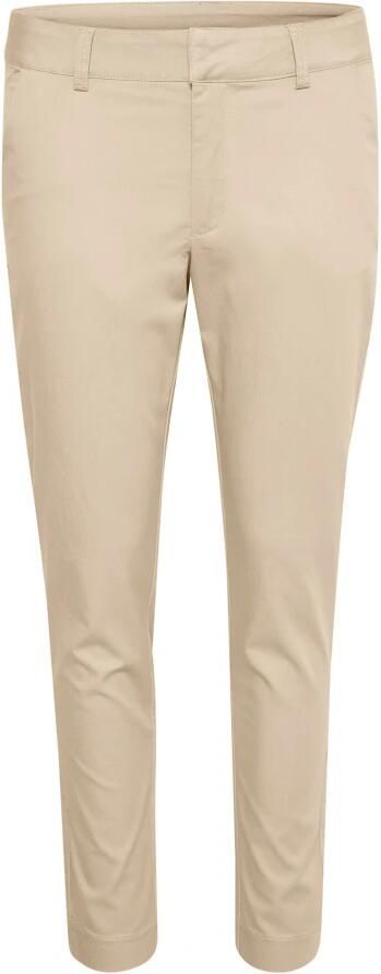Kaffe Chino Pant Feather Gray Beige Dames - Foto 3