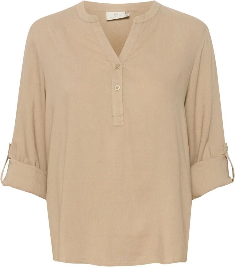 Kaffe Eenvoudige en Elegante Kamilia Blouse Beige Dames
