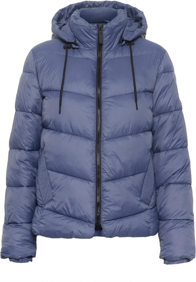 Kaffe Gewatteerde Jas Blauw Indigo Blue Dames