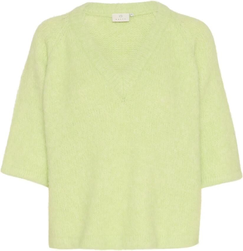 Kaffe Groene V-hals Pullover Trui Green Dames