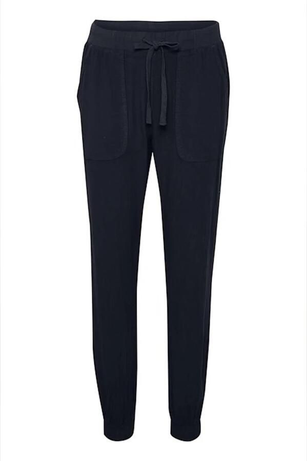 Kaffe Joggingbroek in effen design model 'KANAYA'