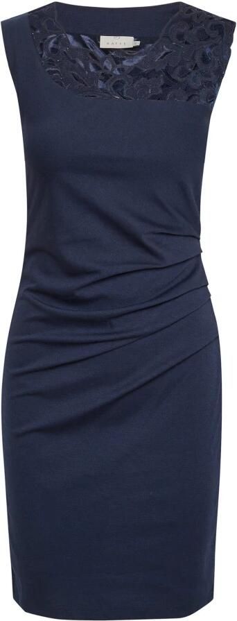 Kaffe Knielange jurk met kanten inzet model 'INDIA VIVI'