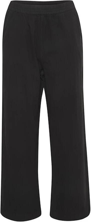 Kaffe high waist wide leg broek KAnaya zwart