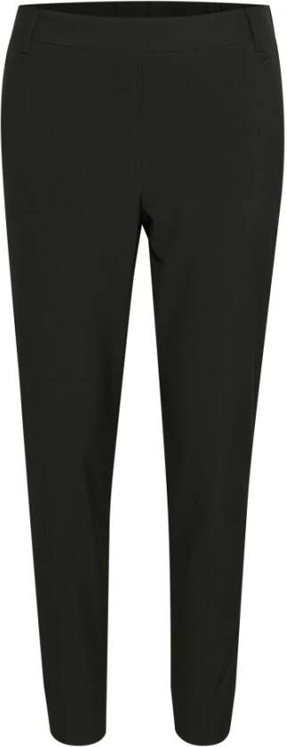 Kaffe Kahannie -broek bijgesneden Zwart Dames