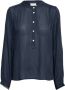 Kaffe Midnight Marine Pofmouw Blouse Blue Dames - Thumbnail 1