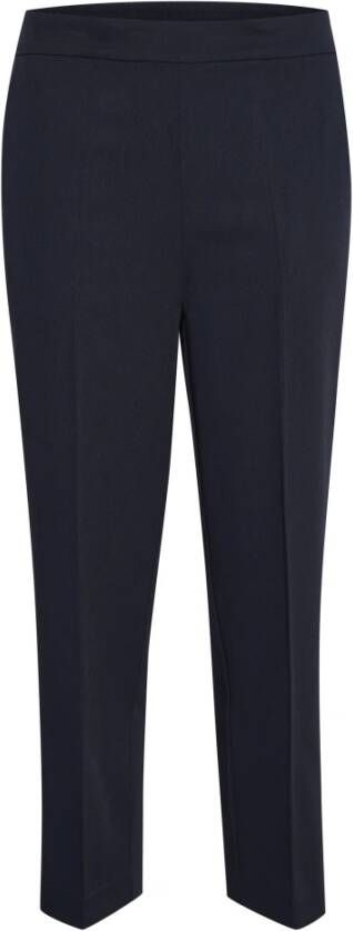 Kaffe Kasakura HW bijgesneden broek Blauw Dames