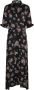 Kaffe KAvelana Maxi Dress Zwart Dames - Thumbnail 1