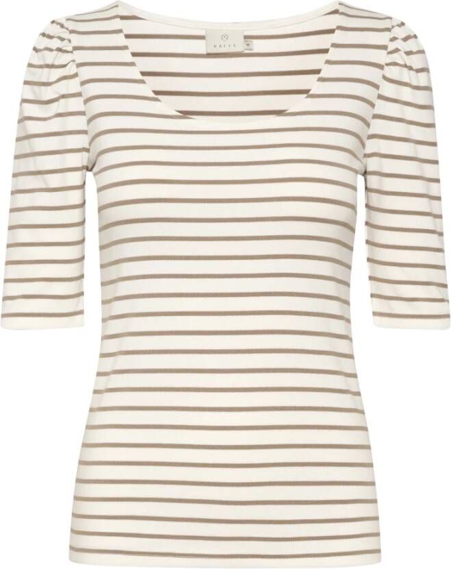 Kaffe kayli Liddy T-Shirt Beige Dames