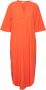 Kaffe linnen jurk KAmajse oranje - Thumbnail 2