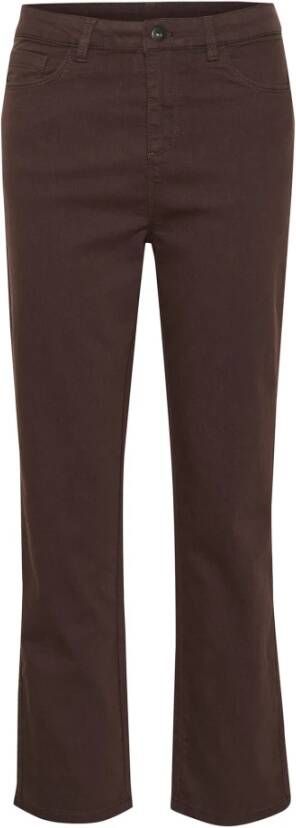 Kaffe Rechte Broek Bruin Dames