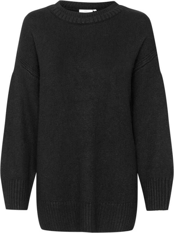 Kaffe Round-neck Knitwear Zwart Dames