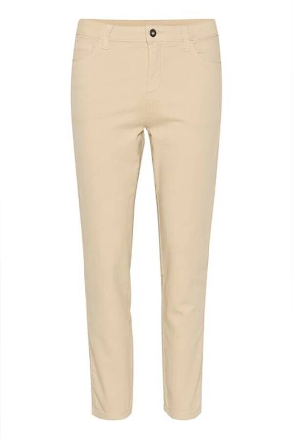 Kaffe Skinny Trousers Beige Dames