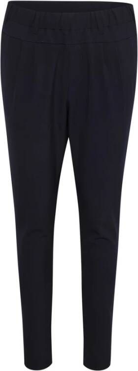 Kaffe Slim-fit Trousers Blauw Dames