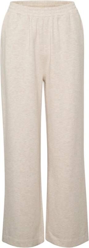 Kaffe Straight Trousers Beige Dames