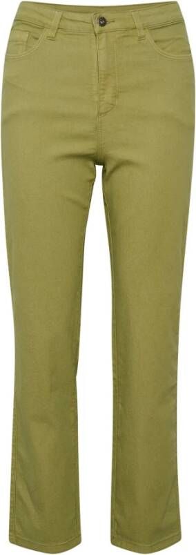 Kaffe Straight Trousers Groen Dames